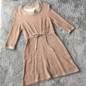 Anthropologie brown/ tan Dress.